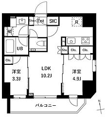 物件の間取り