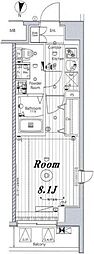 MAKESDESIGN新宿落合 1Kの間取図画像