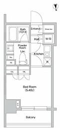 プライムアーバン学芸大学2 1Kの間取図画像