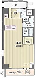 シュトラーレ神山町 ワンルームの間取図画像
