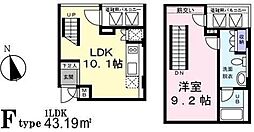 アリスマナーガーデン銀座ウォーク 1LDKの間取図画像