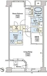 レジディアタワー上池袋タワーサイド 1SLDKの間取図画像