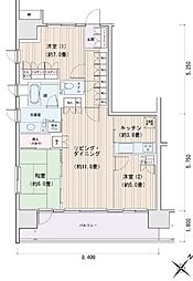 エスティメゾン豊洲レジデンスB棟 3LDKの間取図画像
