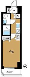 パレステュディオ渋谷本町 1Kの間取図画像