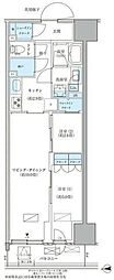 パークアクシス品川天王洲アイル 2LDKの間取図画像