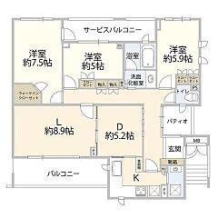 物件の間取り