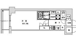 プライマル千石 1Kの間取図画像