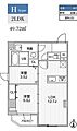 エスレジデンス亀戸バーム(S-RESIDENCE亀戸balm)4階24.8万円
