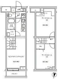 レゴリス池上 2LDKの間取図画像