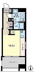 Primal亀戸 ワンルームの間取図画像