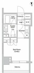 プライムアーバン学芸大学2 1Kの間取図画像
