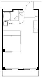 秀和狸穴レジデンス 1LDKの間取図画像
