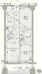 COSMOSREID西馬込 2LDKの間取図画像