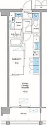 新宿区高田馬場3丁目マンション 1LDKの間取図画像