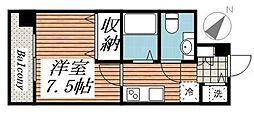 メゾン・ド・ヴィレ渋谷 1Kの間取図画像