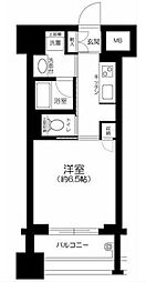 ステージグランデ新川 1Kの間取図画像
