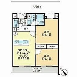 ソフィアーレ代官山 2LDKの間取図画像