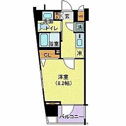 メイクスデザイン南青山 1Kの間取図画像