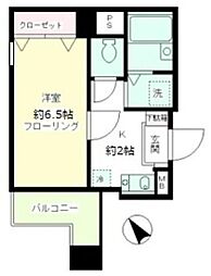 MAINSTAGECATHERINA恵比寿駅前 1Kの間取図画像