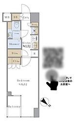 BrilliaistSENDAGAYA 1Kの間取図画像