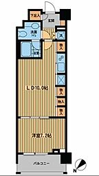 プライムアーバン日本橋横山町 1LDKの間取図画像