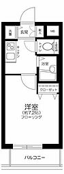 ルモンド南麻布 1Kの間取図画像