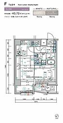 シーネクス亀戸 1LDKの間取図画像