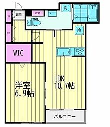 エスフラットV(S-FLAT V) 1LDKの間取図画像