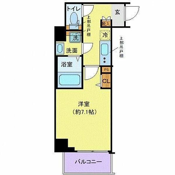 ラグディア麻布十番 408｜東京都港区南麻布２丁目(賃貸マンション1K・4階・25.11㎡)の写真 その2