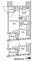 ザ・ライオンズフォーシア八丁堀  ｜ 東京都中央区湊１丁目12-10（賃貸マンション1DK・4階・25.49㎡） その2