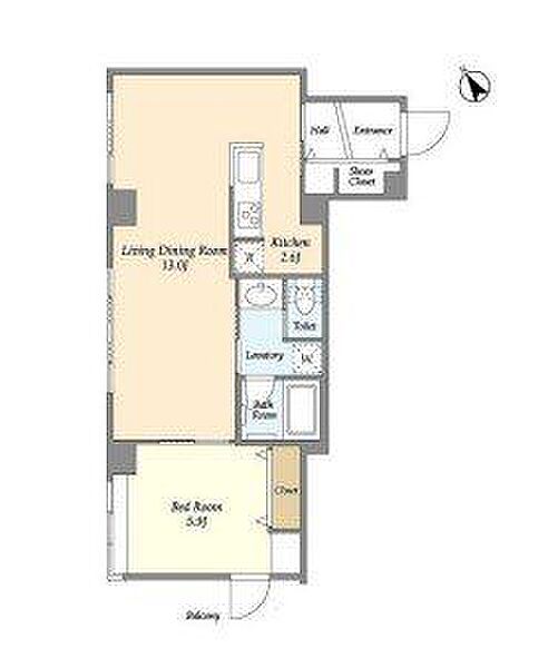 ミリアレジデンス南麻布 ｜東京都港区南麻布１丁目(賃貸マンション1LDK・4階・47.95㎡)の写真 その2