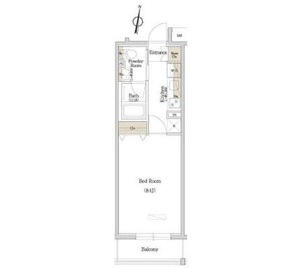 アーバネックス西新宿 1002｜東京都新宿区北新宿１丁目(賃貸マンション1K・10階・25.66㎡)の写真 その2