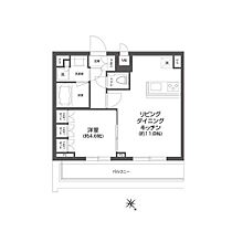 グランパセオ四谷若葉 502 ｜ 東京都新宿区若葉３丁目4-40（賃貸マンション1LDK・5階・40.60㎡） その2