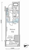 カーサスプレンディッド麻布十番 903 ｜ 東京都港区麻布十番３丁目7-12（賃貸マンション1K・9階・24.00㎡） その2