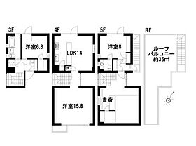 VOGUE 301 ｜ 東京都品川区荏原４丁目7-19（賃貸マンション3LDK・3階・127.00㎡） その2