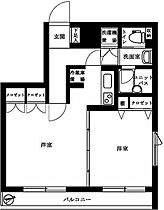 ルーブル世田谷2番館  ｜ 東京都世田谷区世田谷３丁目5-1（賃貸マンション2K・3階・40.62㎡） その2