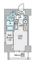 クレストコート上野 803 ｜ 東京都台東区北上野２丁目6-1（賃貸マンション1LDK・8階・25.84㎡） その2