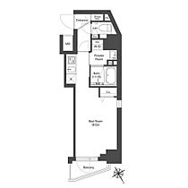 コンフォリア門前仲町サウス 301 ｜ 東京都江東区牡丹１丁目13-6（賃貸マンション1R・3階・25.79㎡） その2