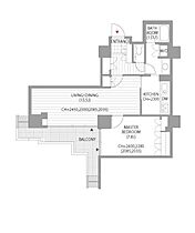 六本木ファーストプラザ 524 ｜ 東京都港区六本木１丁目9-39（賃貸マンション1LDK・5階・58.86㎡） その2