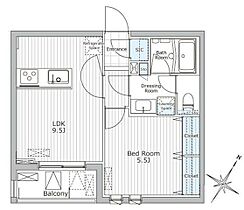 グランクリュ若松町 202 ｜ 東京都新宿区若松町104-6（賃貸マンション1LDK・2階・37.08㎡） その2