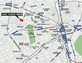 パークタワー西新宿 1015 ｜ 東京都新宿区西新宿５丁目6-1（賃貸マンション1LDK・10階・42.48㎡） その9