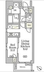 間取図画像 1LDK
