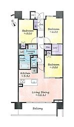 間取図画像 3LDK