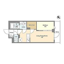 間取図画像 1LDK