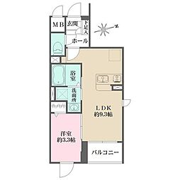 間取図画像 1LDK