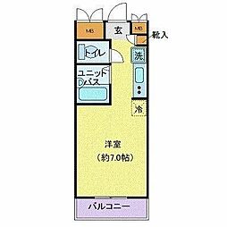 間取図画像 ワンルーム