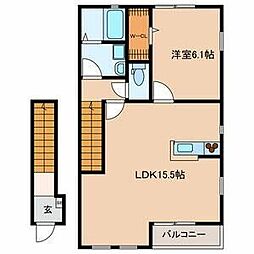 間取図画像 1LDK