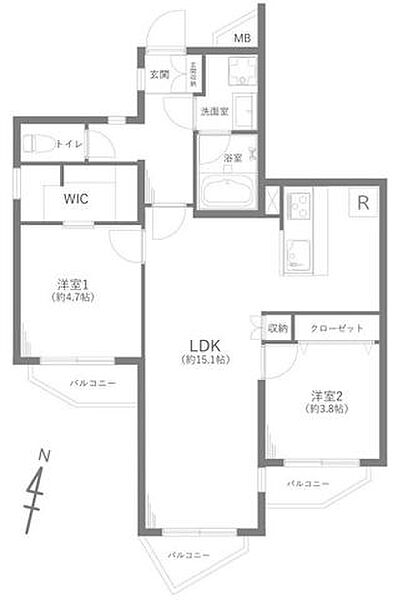 間取りを拡大表示