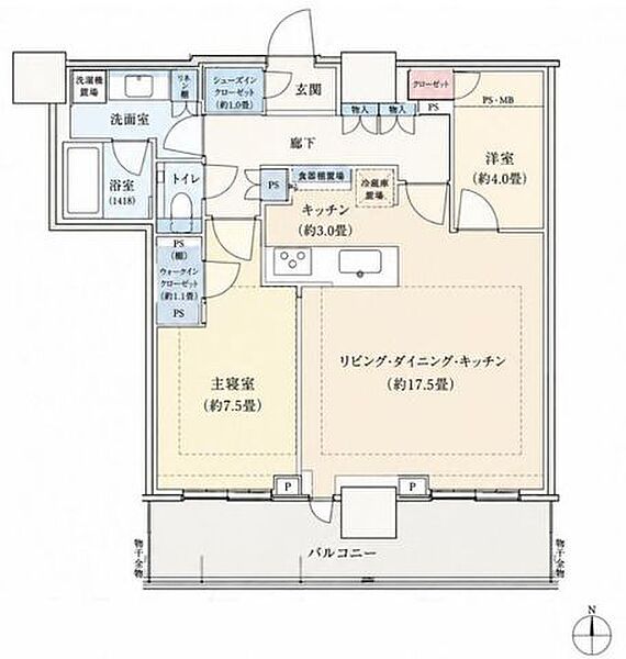 間取りを拡大表示