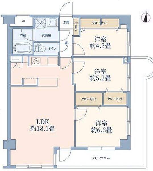 間取りを拡大表示